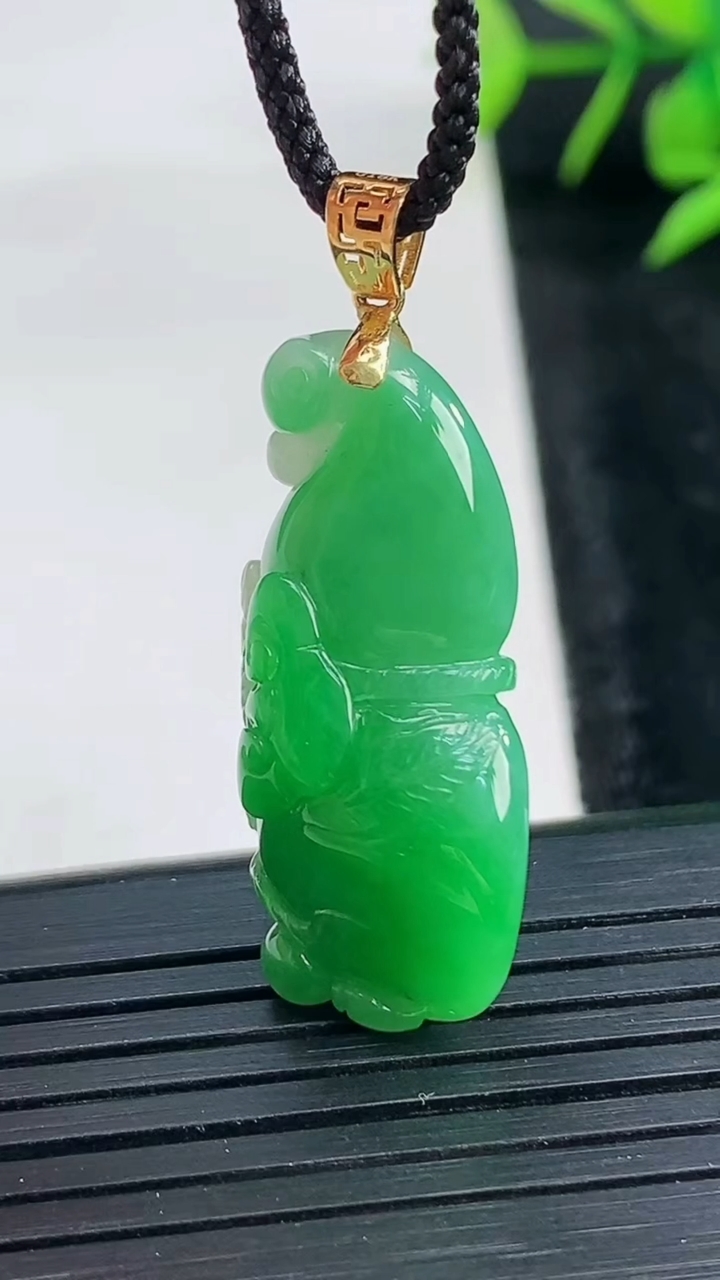 天然A货翡翠葫芦吊坠尺寸31.5-13.4-10.4重量:7.72g
3月28日