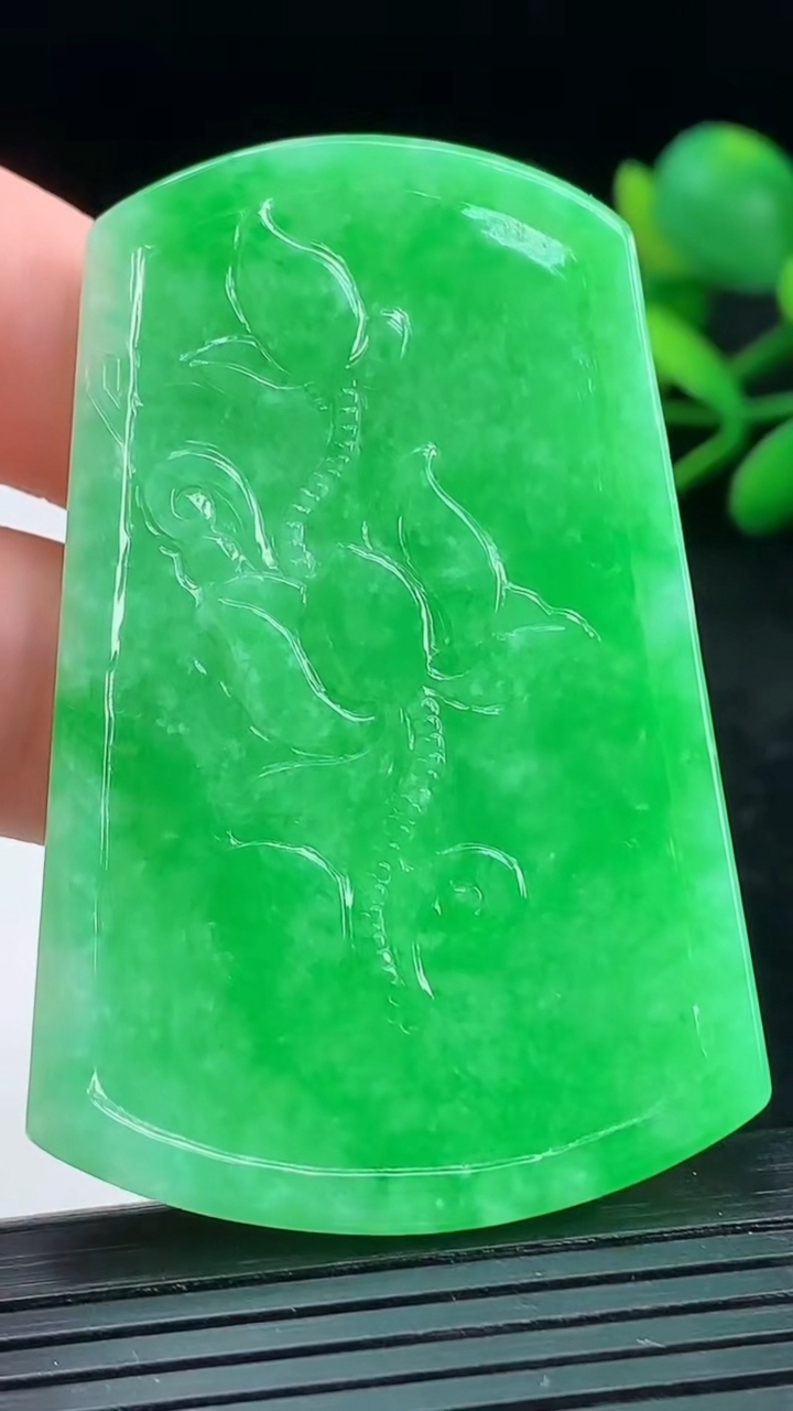 天然A货翡翠鸟语花香 花鸟吊坠尺寸55.3-37-4.6重量:21.30g
3月28日