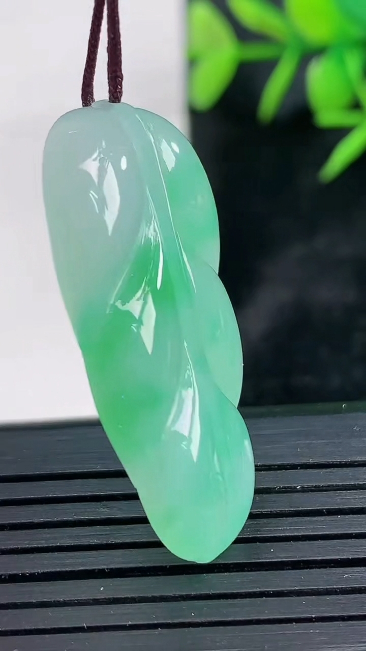 天然A货翡翠金枝玉叶 叶子吊坠尺寸36.4-20-4.9重量:6.98g
3月28日