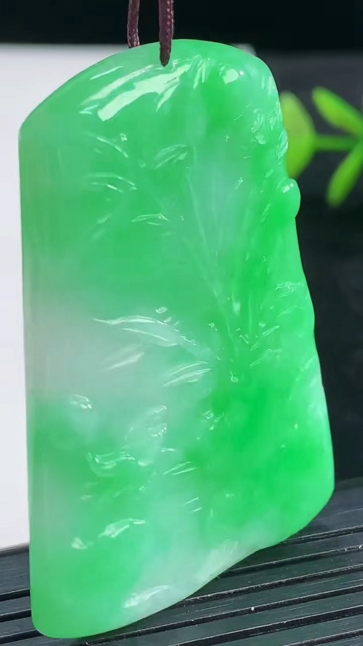 天然A货翡翠鸟语花香吊坠尺寸52-34.3-4.8重量:21.07g
3月28日