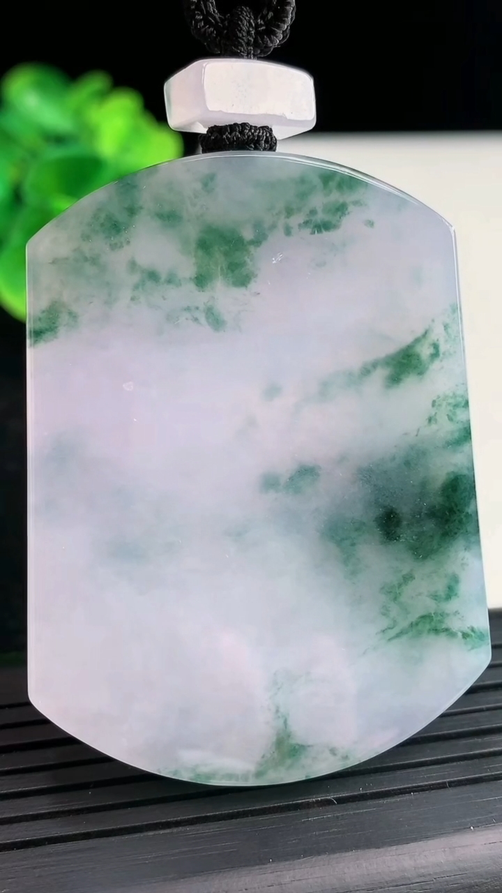 天然A货翡翠冰种飘花无事牌吊坠尺寸55.5-41.5-6.2重量:48.20g
3月31日