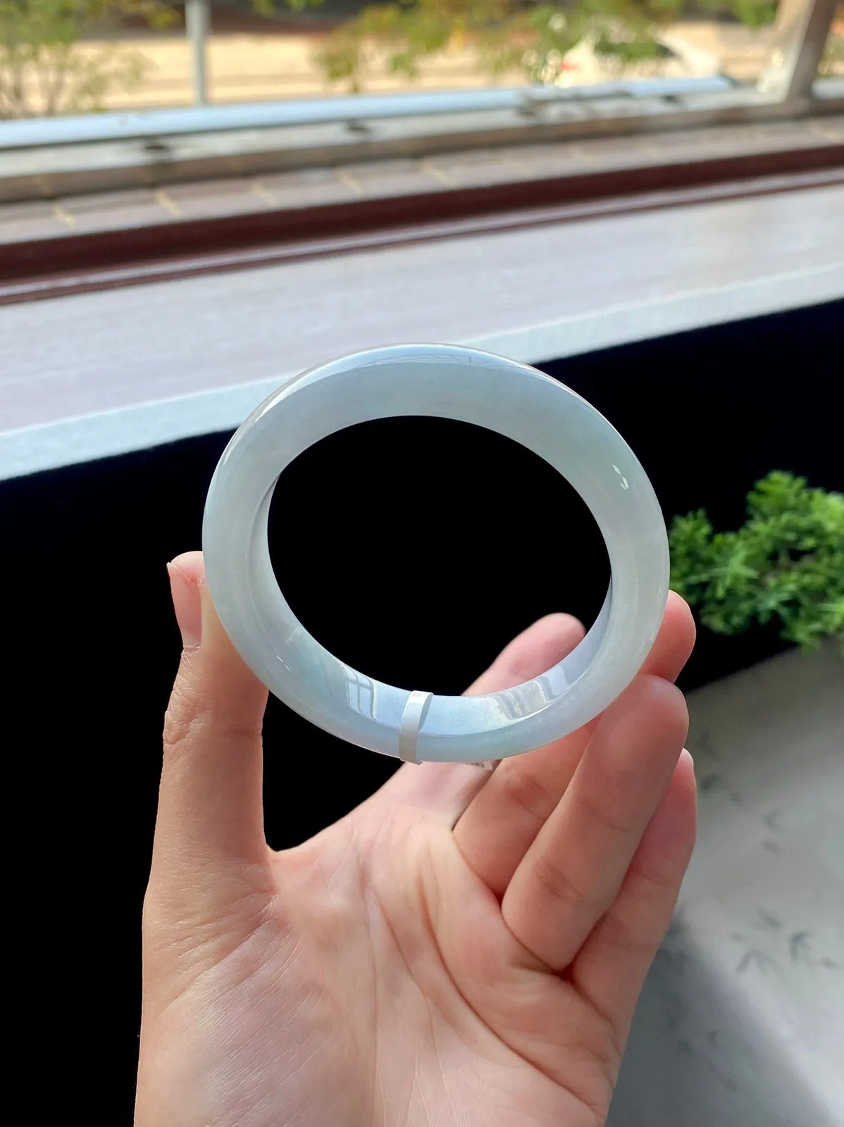 晴蓝底正圈成品（棉纹不显不扣）

⭕️55.5-12.2-8.7