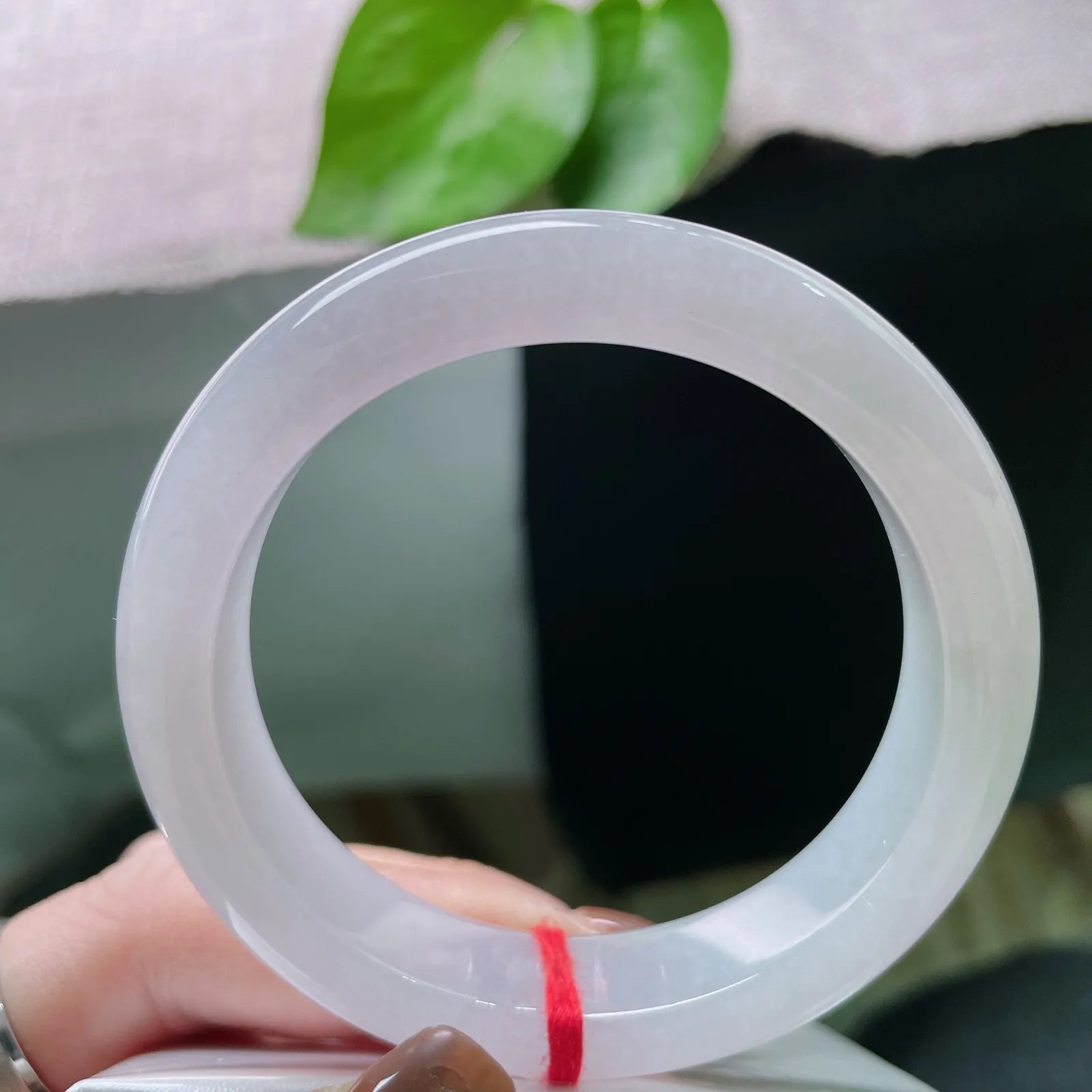 53.2/12.3/8.5，冰紫正圈，紫气东来承祥瑞，满圈柔紫裹着冰润胶质，玉质莹润