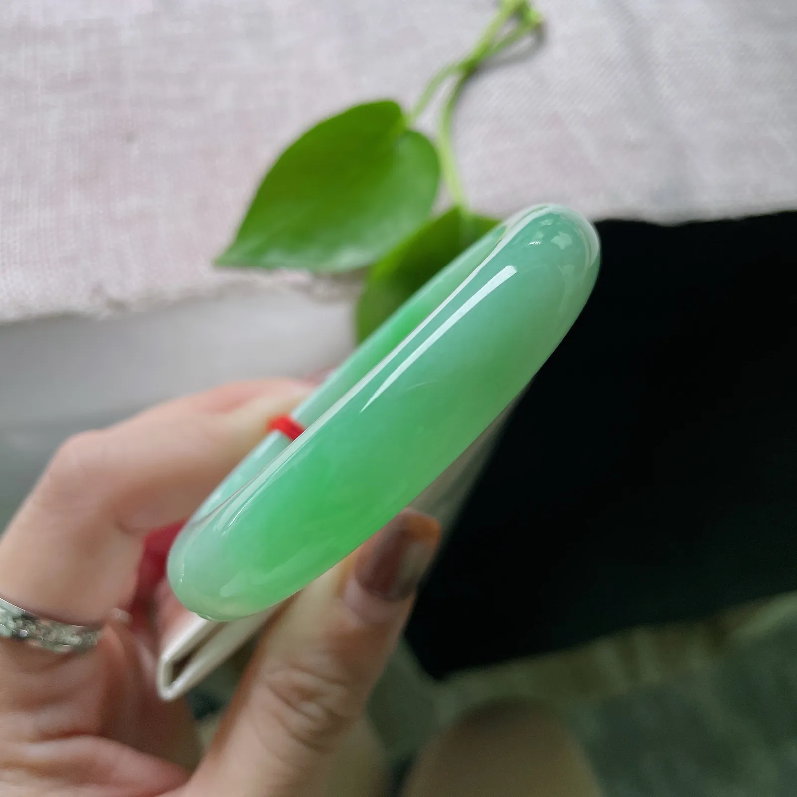 52.7/11.9/8.5绿底正圈，贵气，耐看，雍容华贵，耐看，甜美