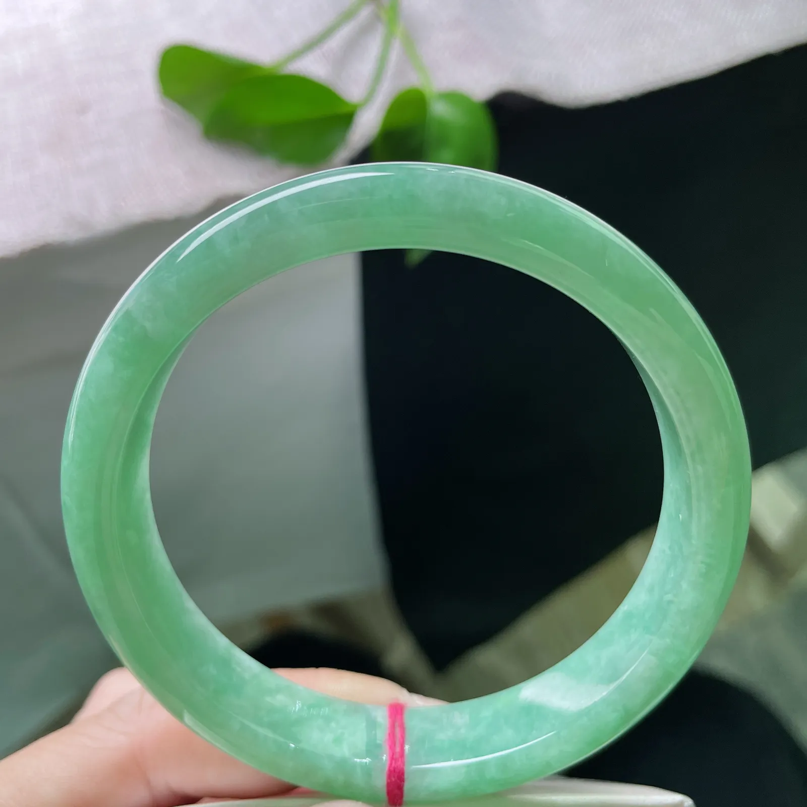 63.4/12.8/8.3果绿正圈，水润，大圈口，色系甜美，优雅大方