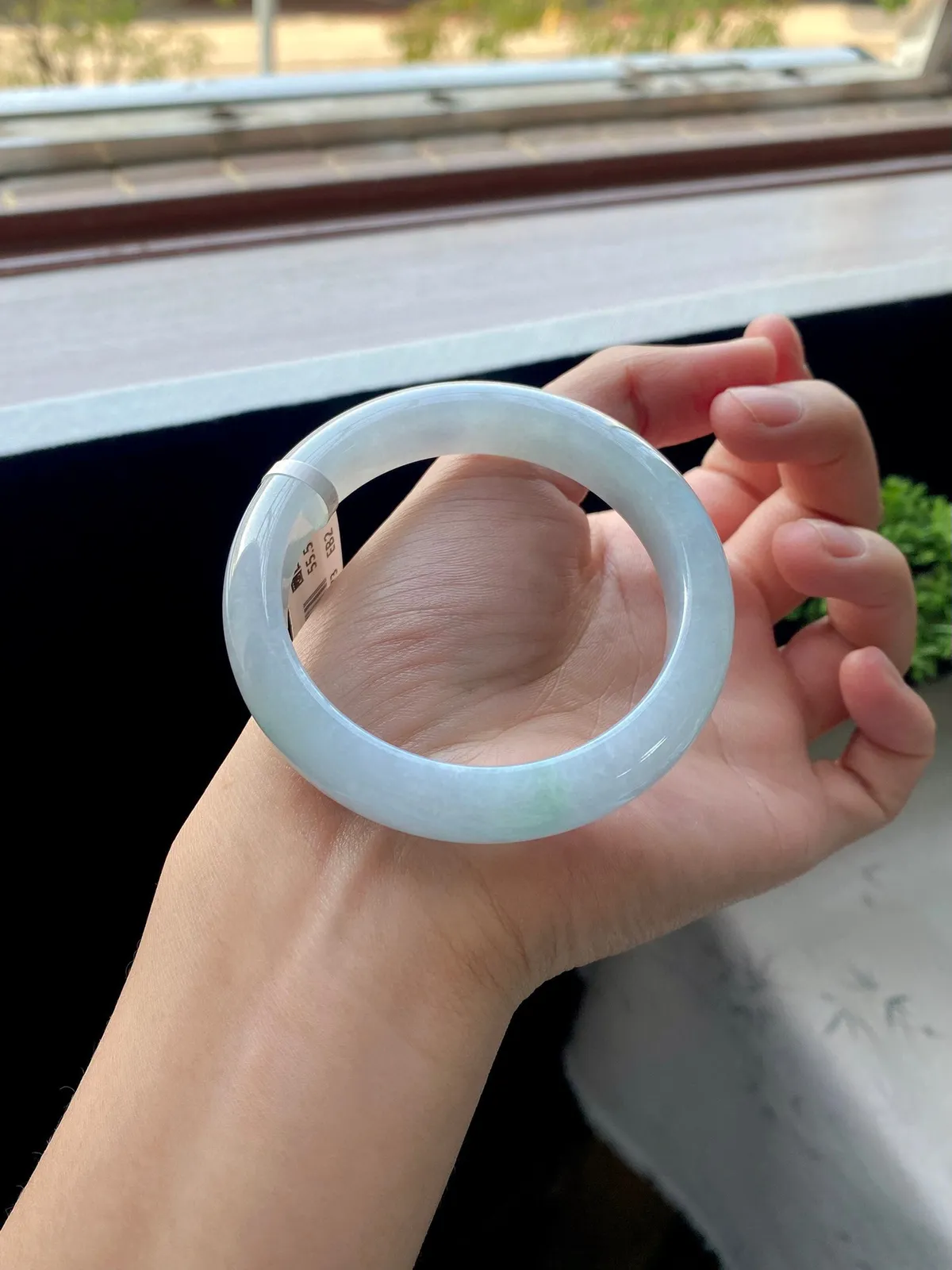 晴蓝底正圈成品（棉纹不显不扣）

⭕️55.5-12.2-8.7