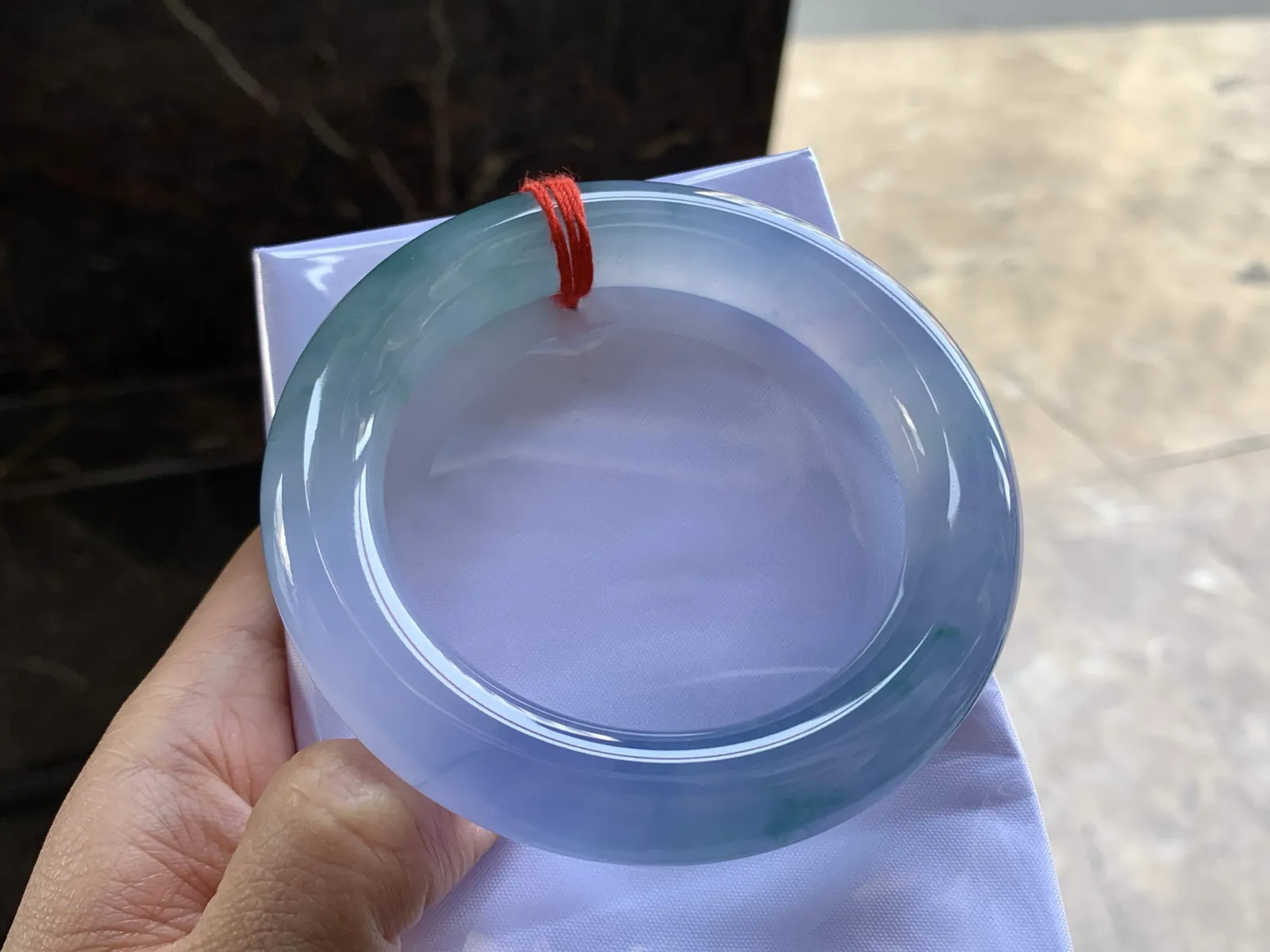 59-12.8

冰种紫罗兰飘花圆条手镯^_^颜色鲜艳 起光