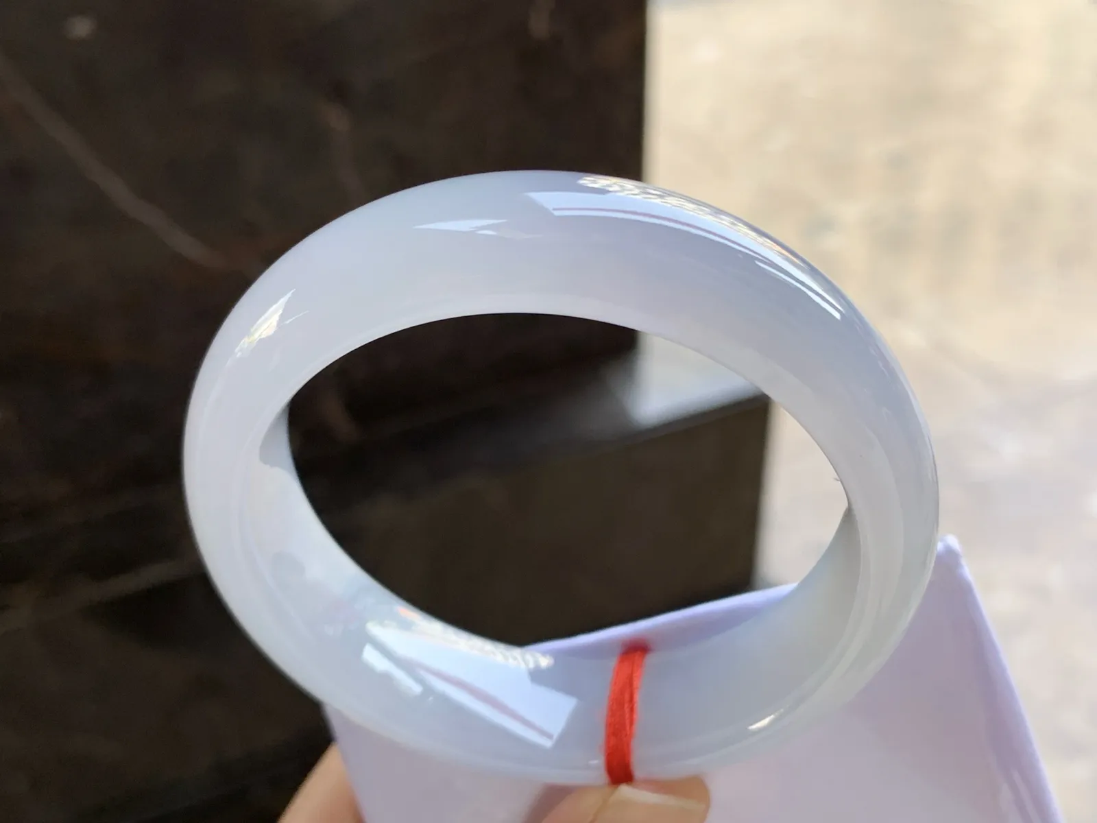 58-16.7-9

冰种宽版手镯^_^清新淡雅 水润