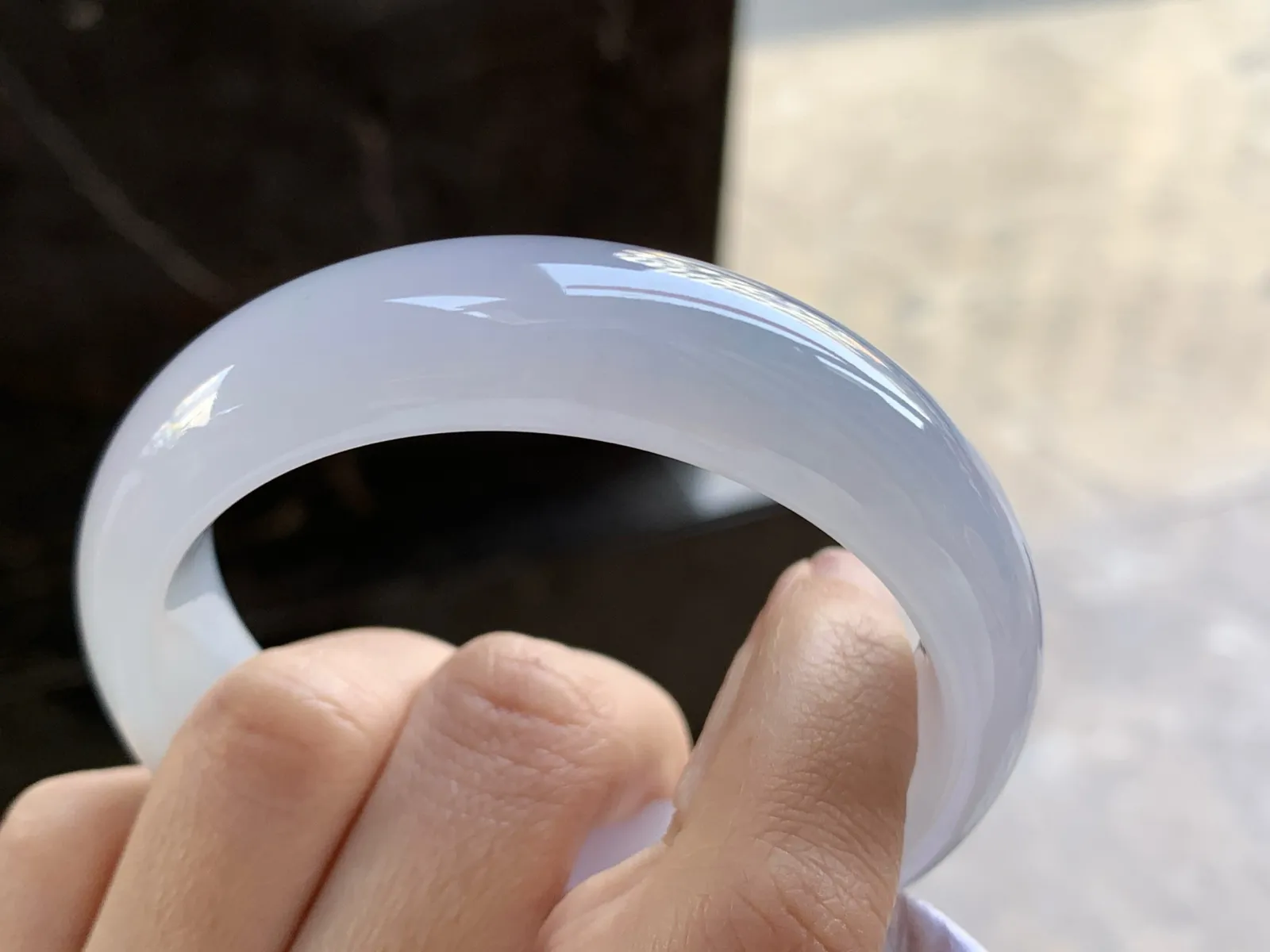 58-16.7-9

冰种宽版手镯^_^清新淡雅 水润