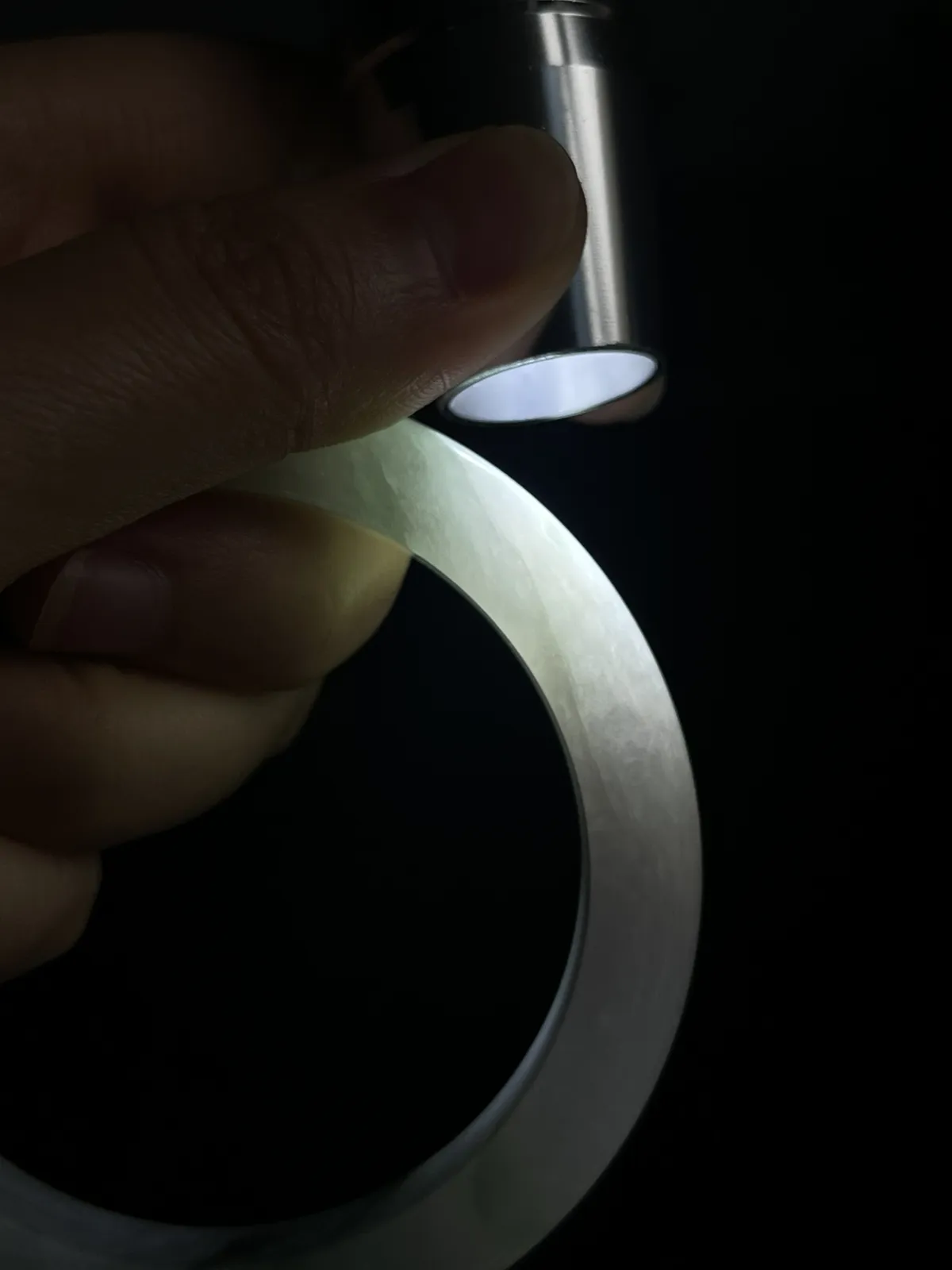 正圈53.4圈口，翡翠手镯