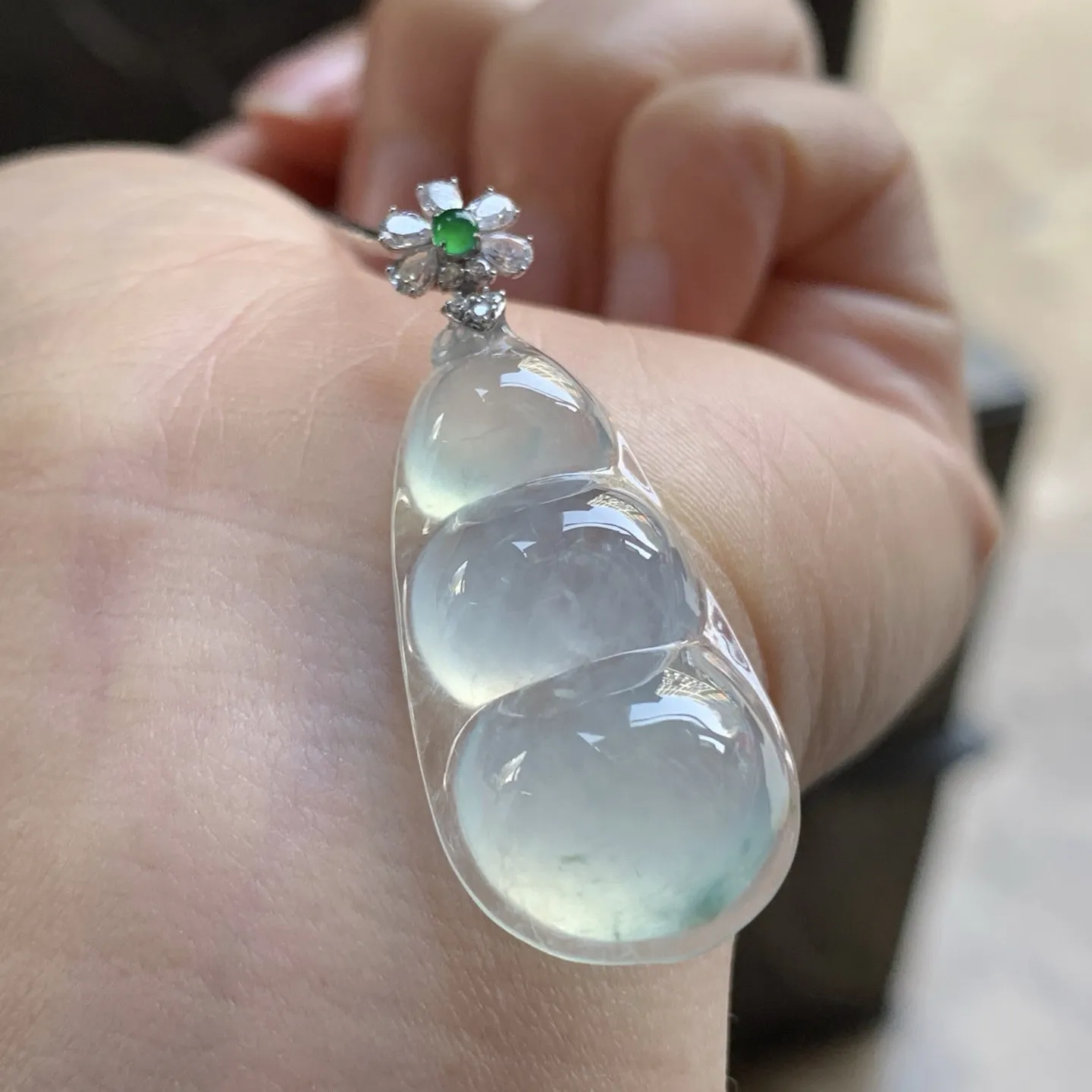 金扣冰种豆子^_^透亮 饱满