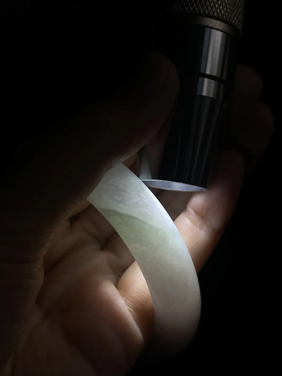 正圈53.4圈口，翡翠手镯