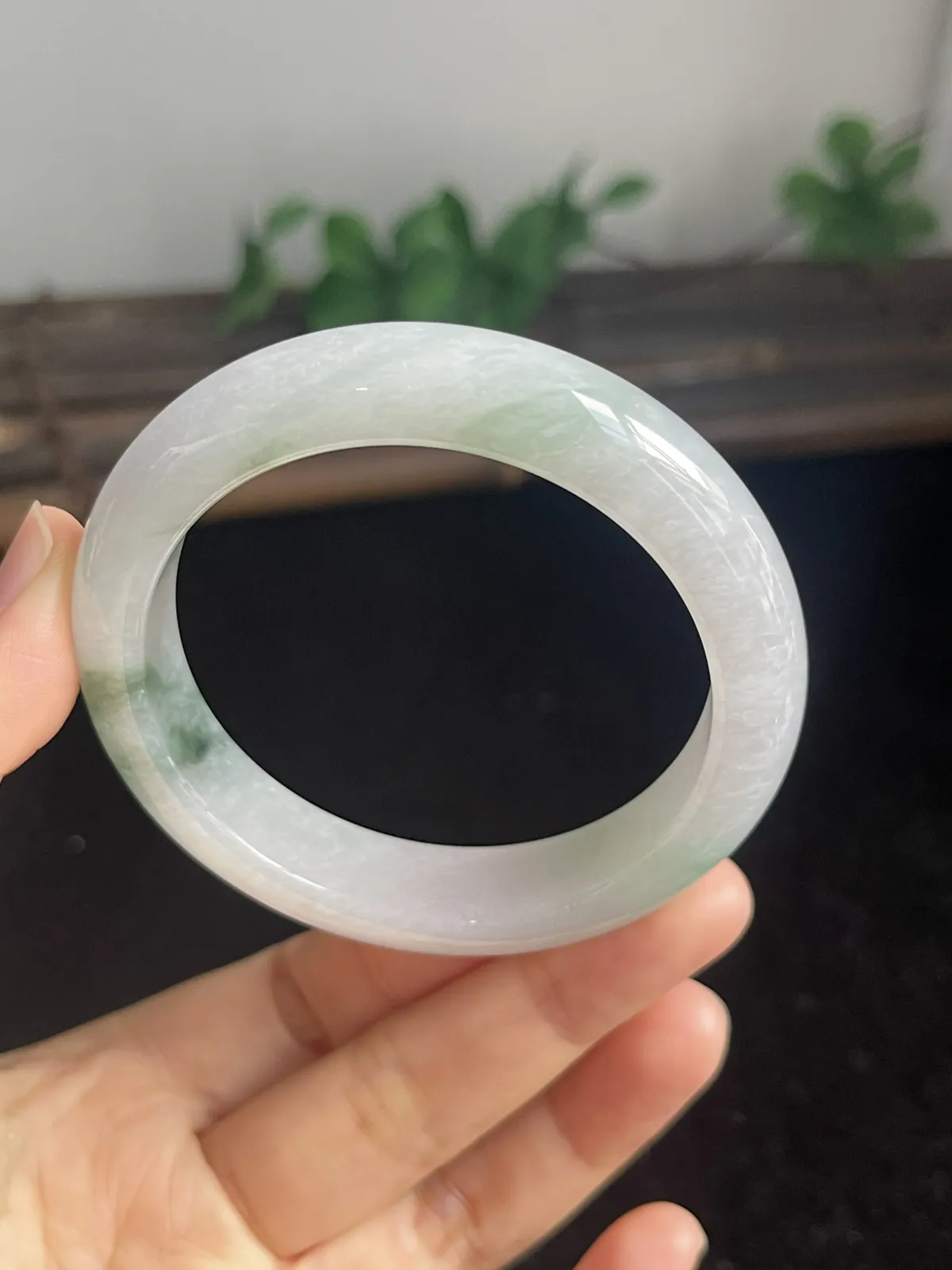 正圈53.4圈口，翡翠手镯