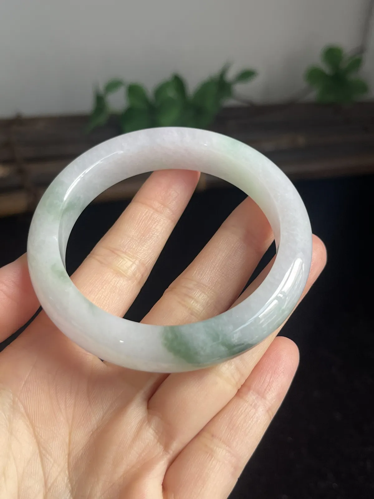 正圈53.4圈口，翡翠手镯