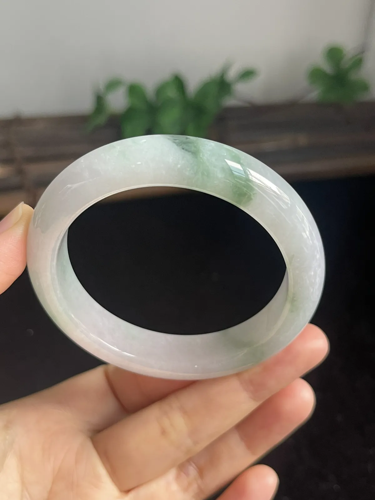 正圈53.4圈口，翡翠手镯