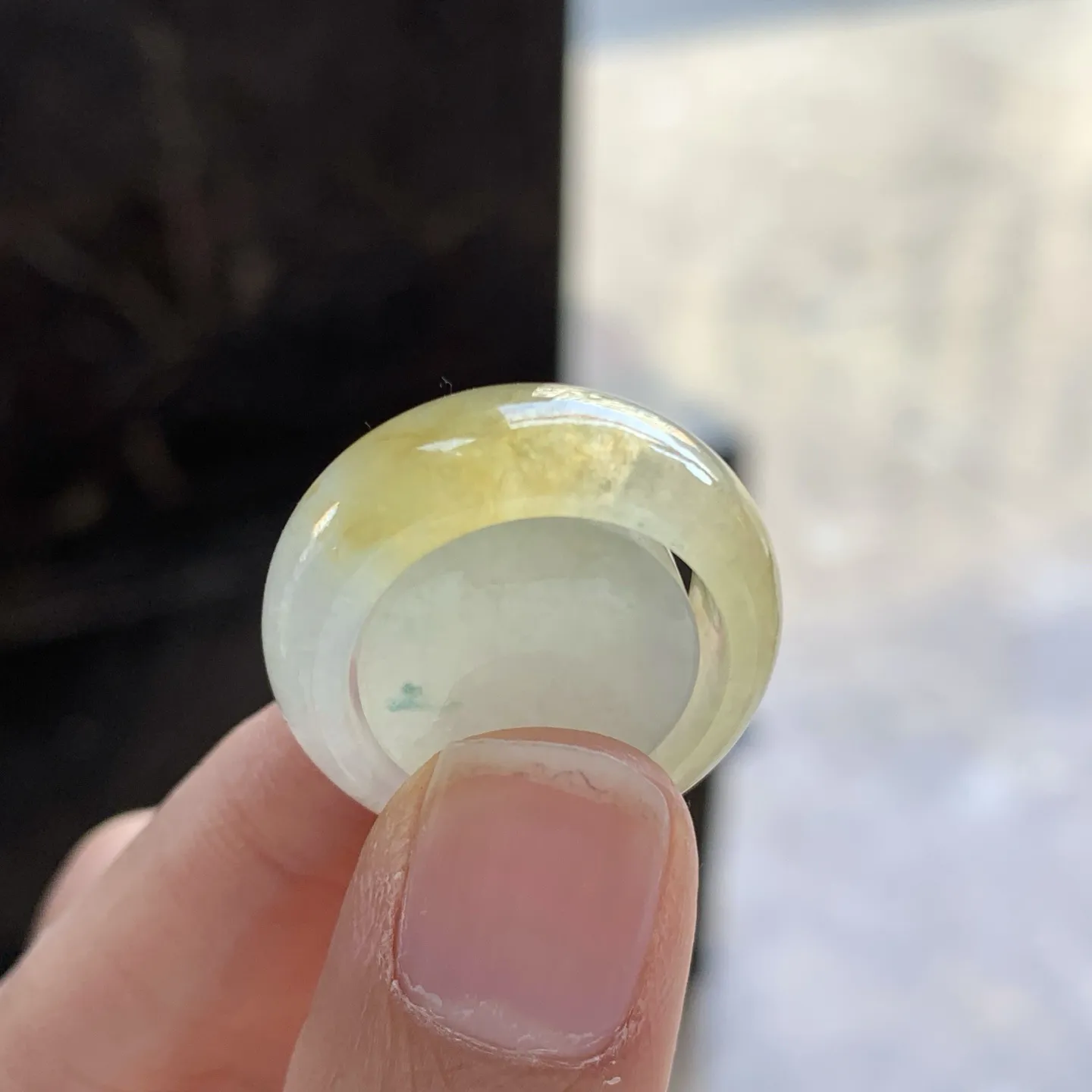 冰黄戒指一套^_^冰透 水润