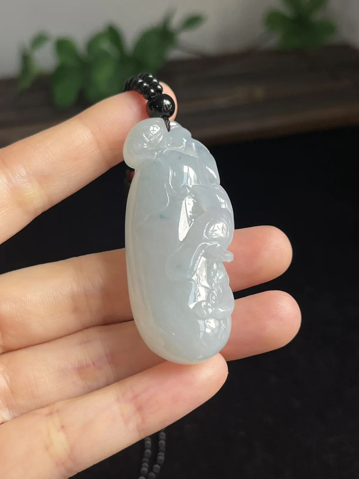 翡翠福瓜，配珠未测