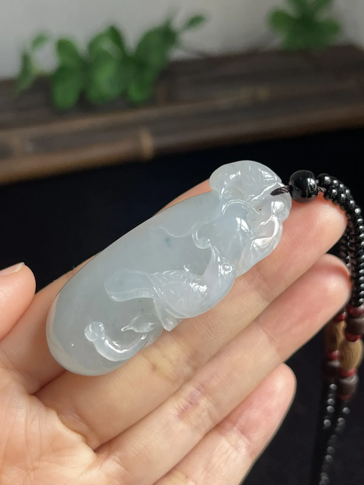 翡翠福瓜，配珠未测