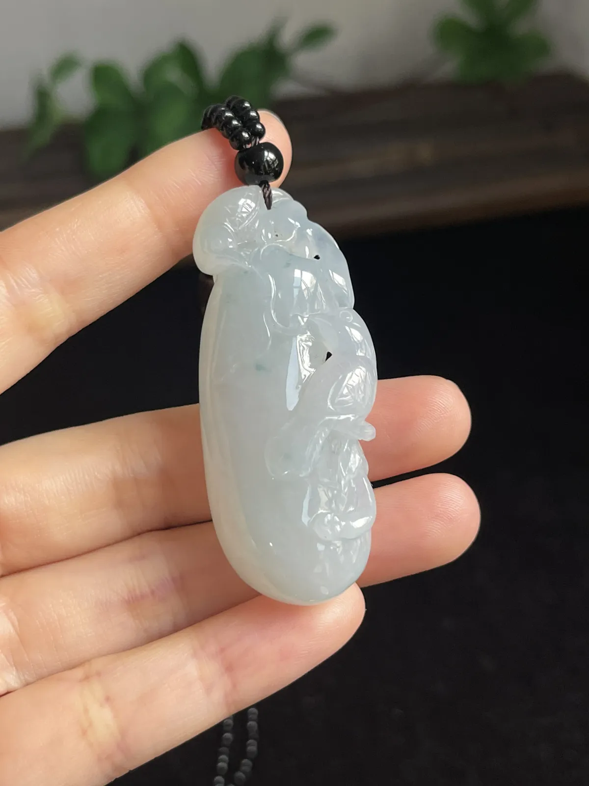 翡翠福瓜，配珠未测