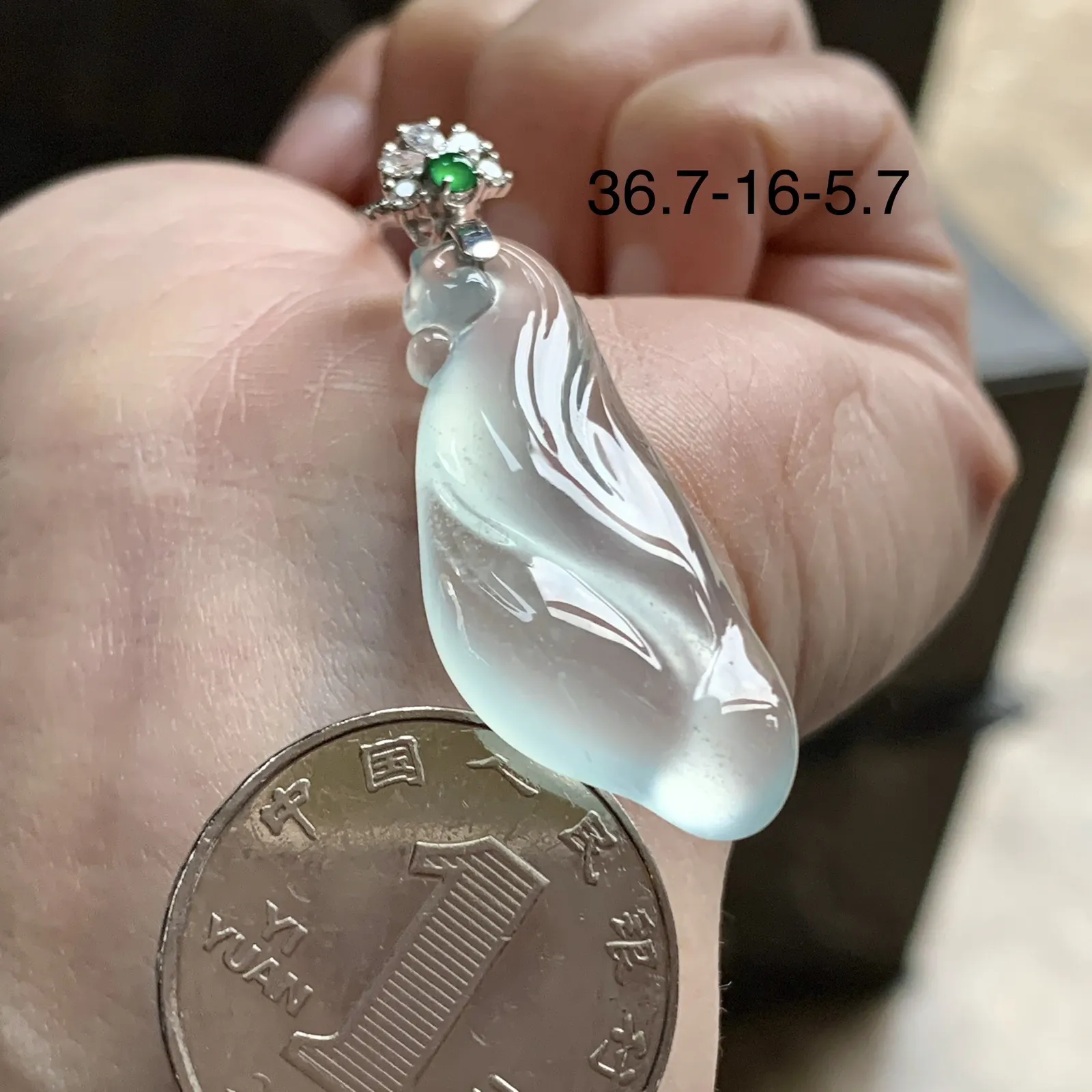 金扣冰晴吊坠^_^透亮 胶感十足