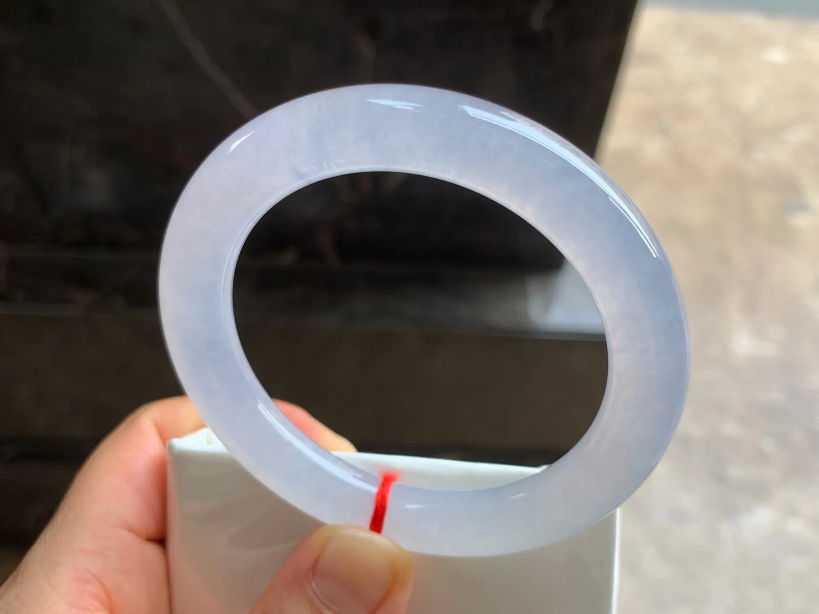 56-10.3-9.8mm
冰种圆条手镯 水润冰透 清爽