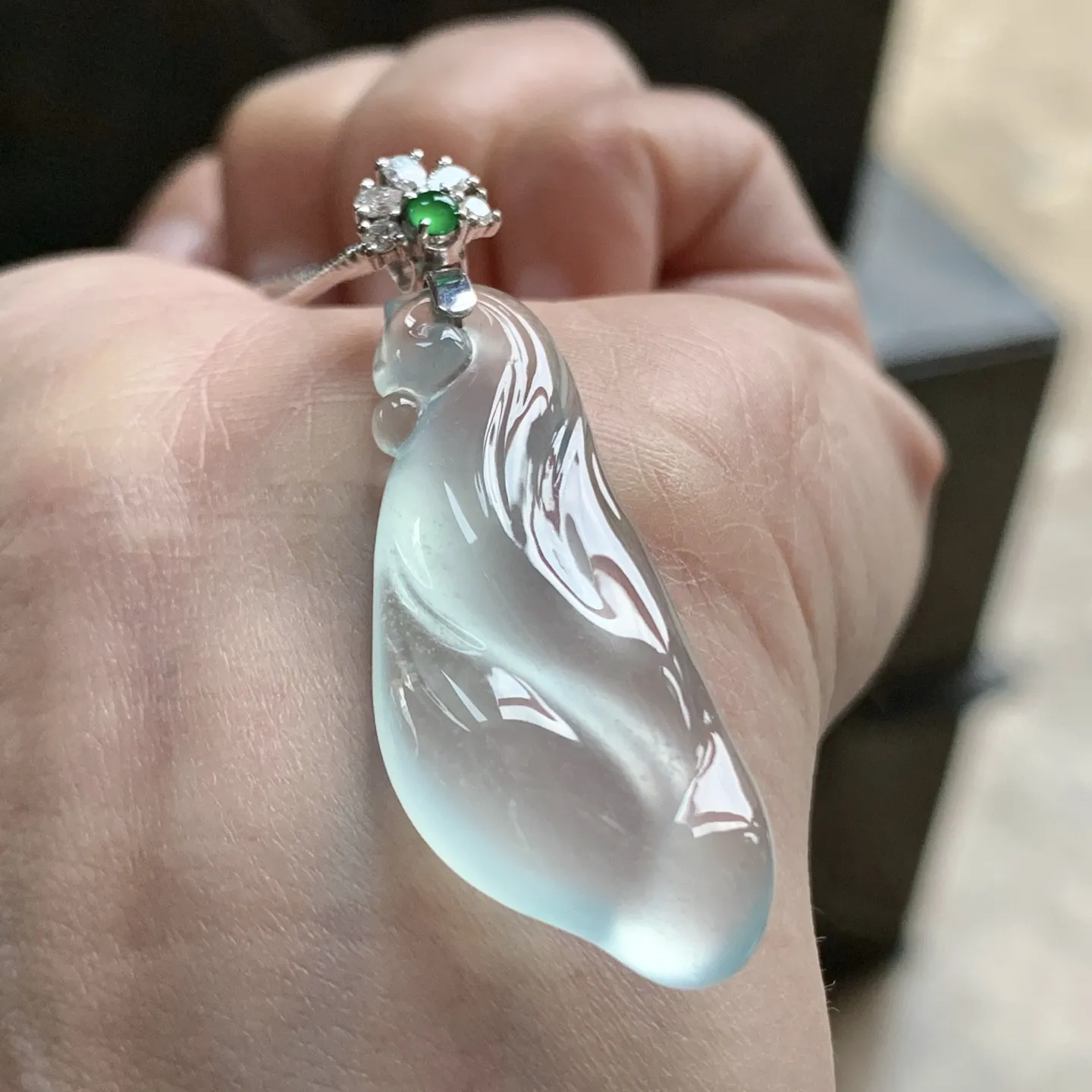 金扣冰晴吊坠^_^透亮 胶感十足