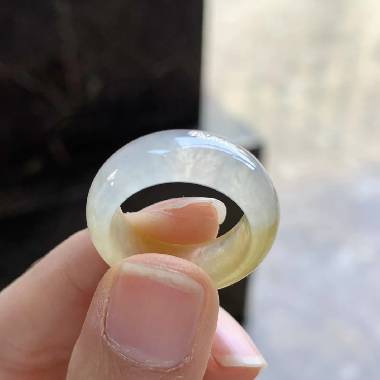 冰黄戒指一套^_^冰透 水润 气质