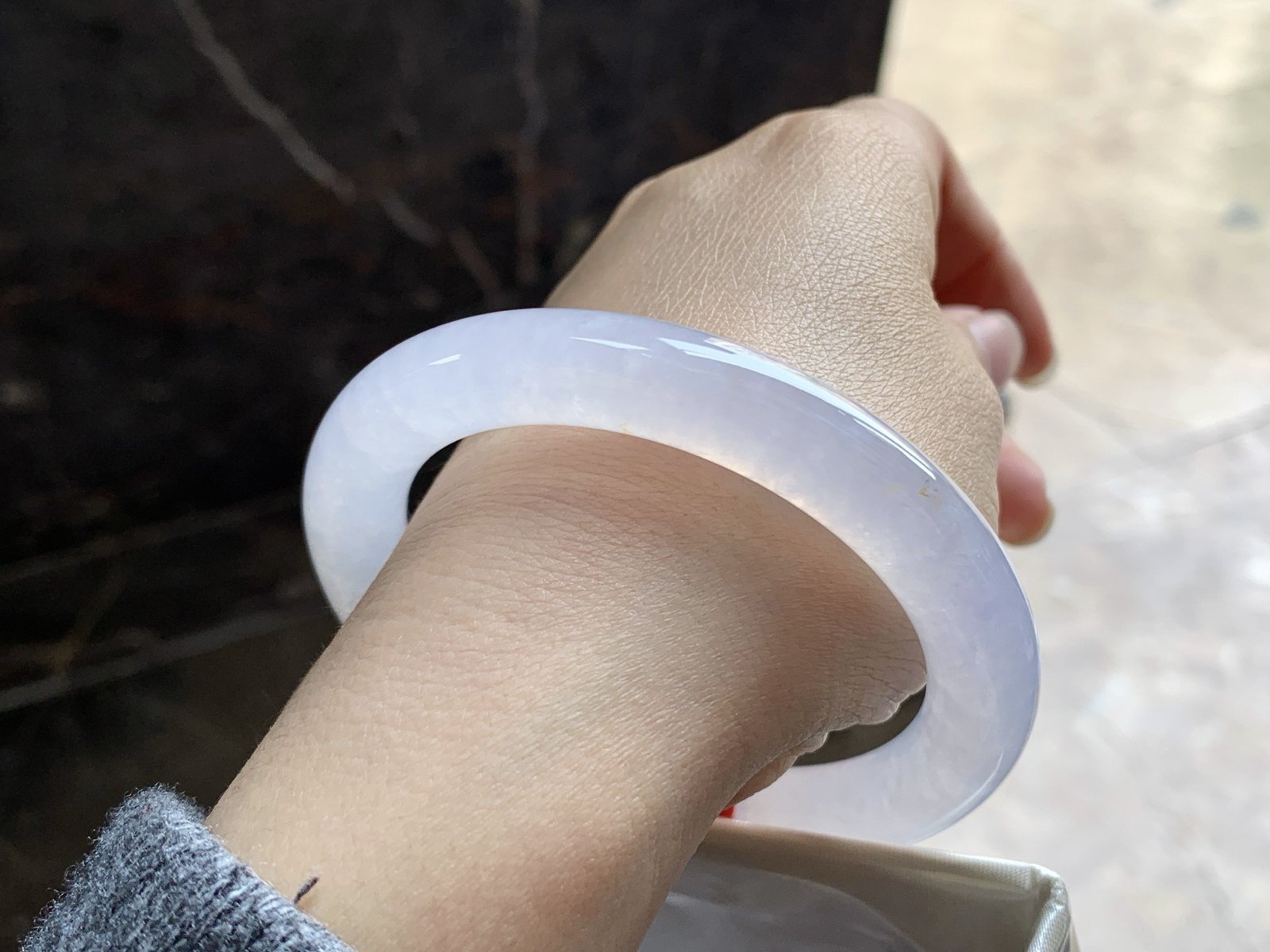 56-10.3

冰种圆条手镯^_^清透