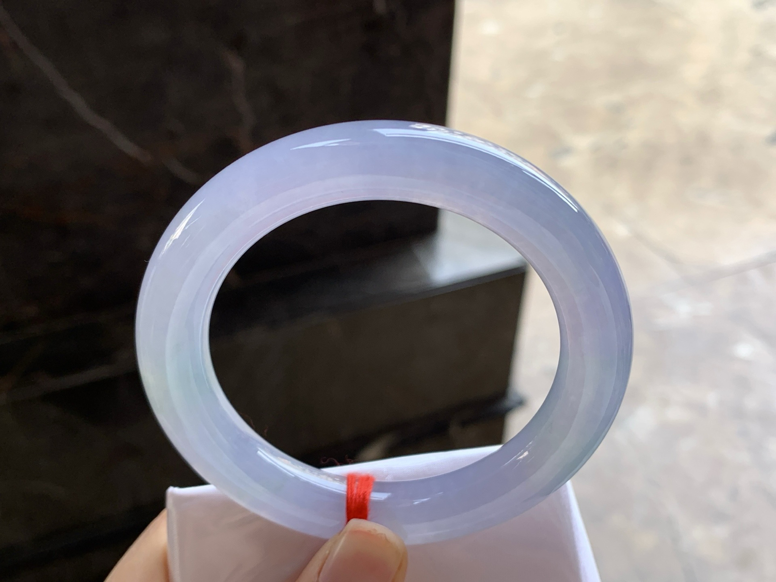 55.5-11.2

冰紫圆条手镯^_^种水好 鲜艳