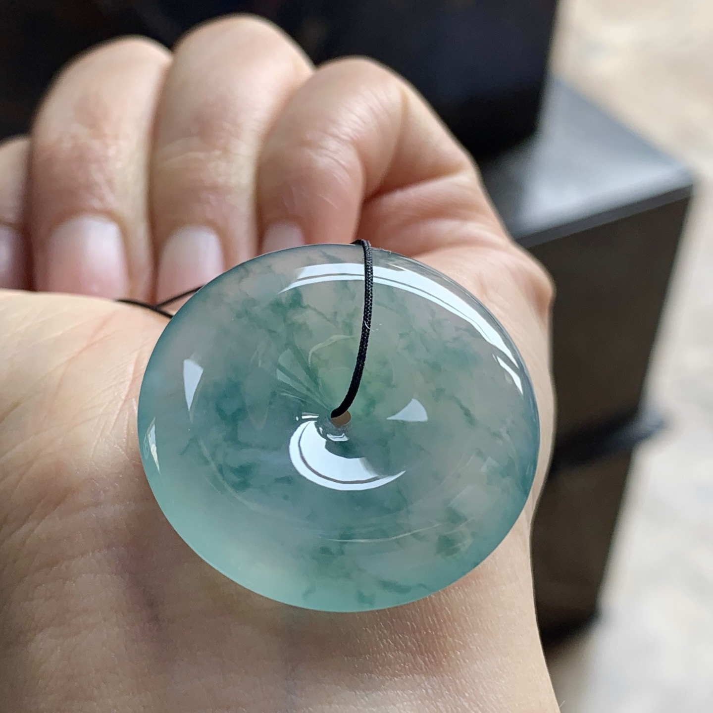 蓝花平安扣^_^飘花灵韵 起光