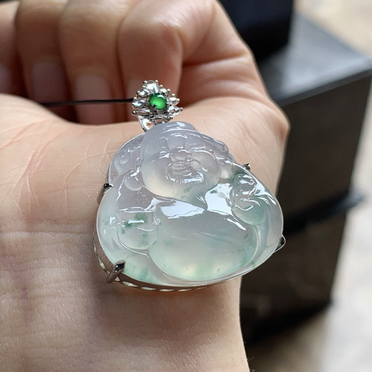 金钻镶嵌冰飘花财神^_^清新