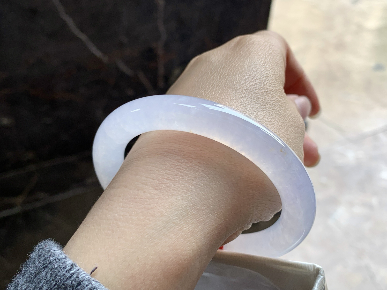 56-10.3

冰种圆条手镯^_^清透