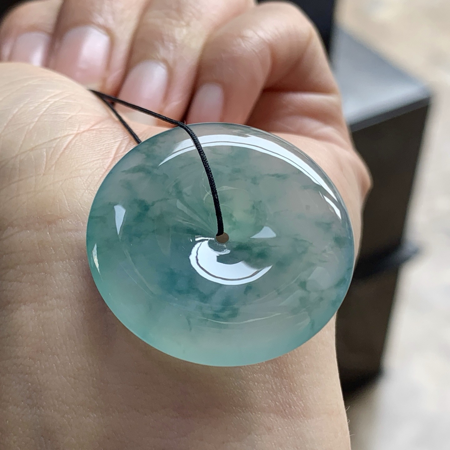 蓝花平安扣^_^飘花灵韵 起光