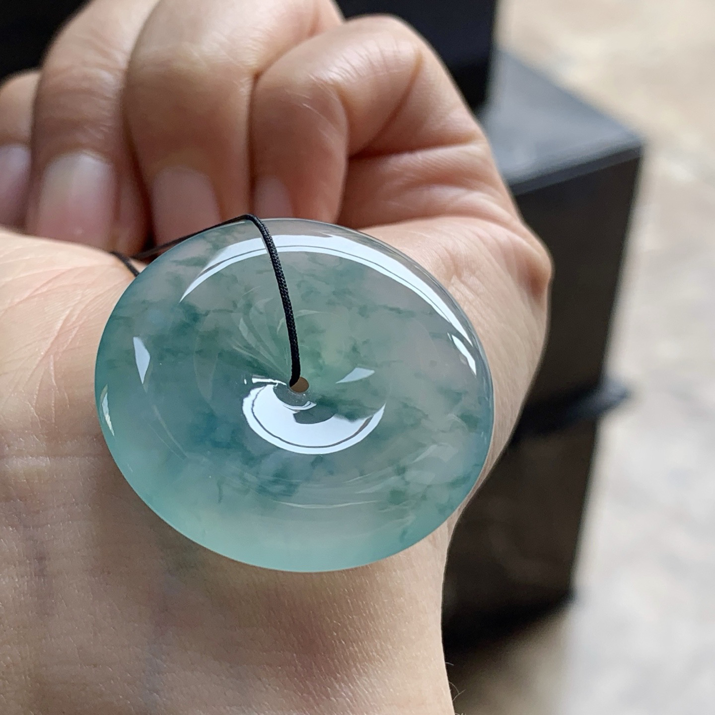 蓝花平安扣^_^飘花灵韵 起光