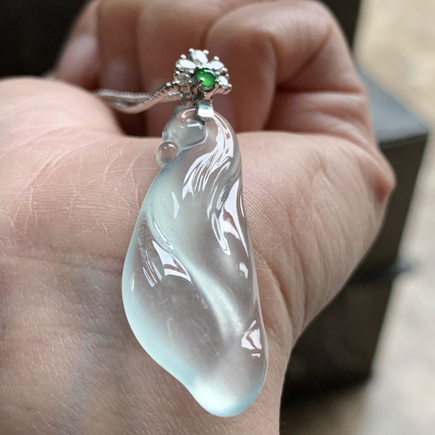 金扣冰晴吊坠^_^透亮 胶感十足