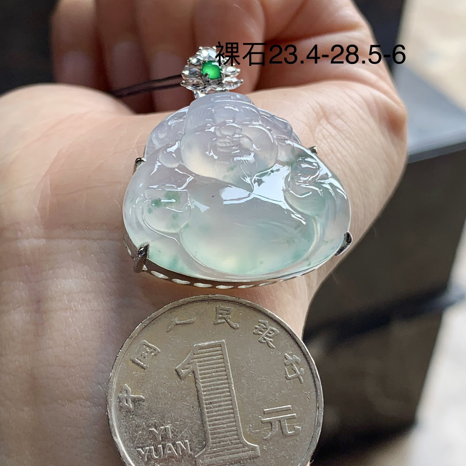 金钻镶嵌冰飘花财神^_^清新