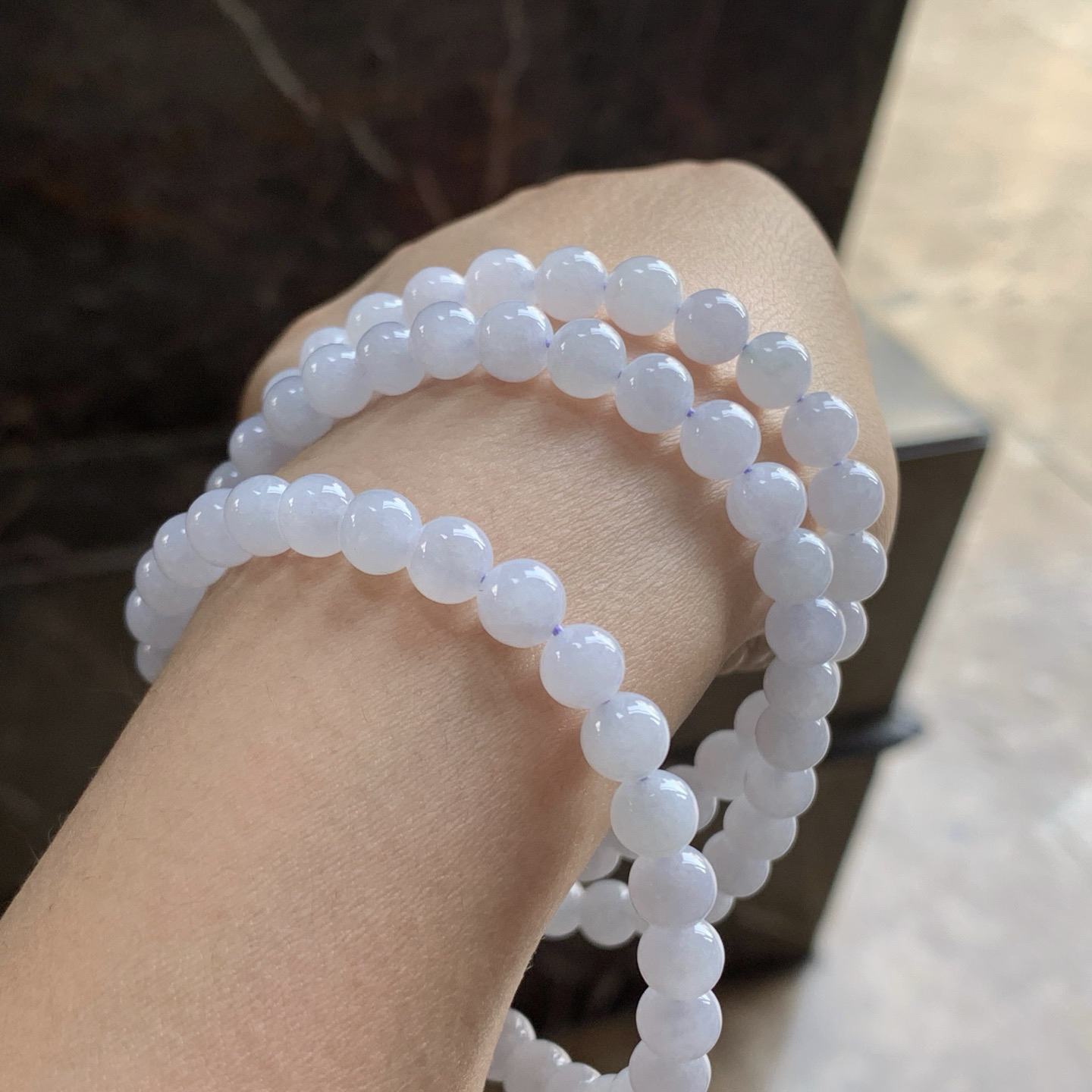 淡紫珠链^_^清新 干净