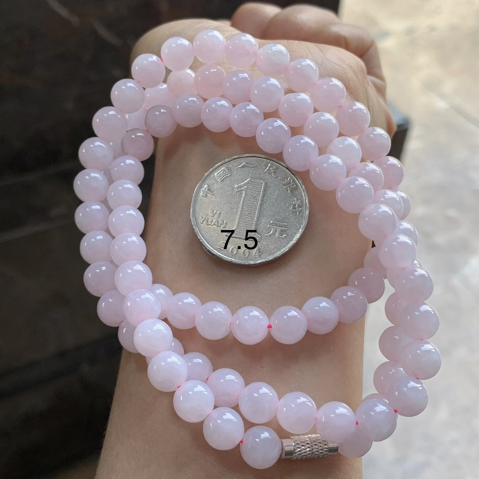 粉紫珠链^_^细腻 好看