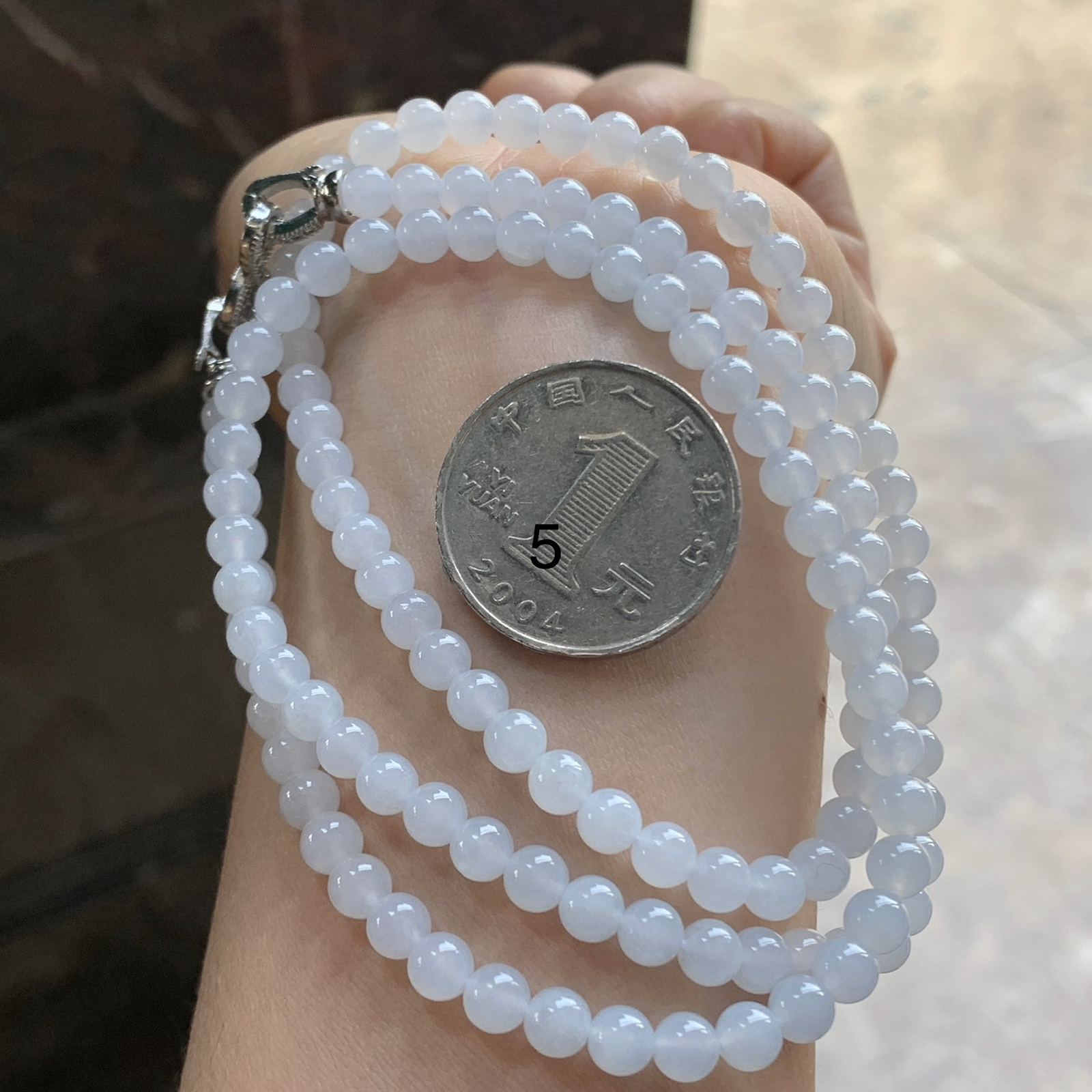 淡底色珠链^_^清新 细腻 干净