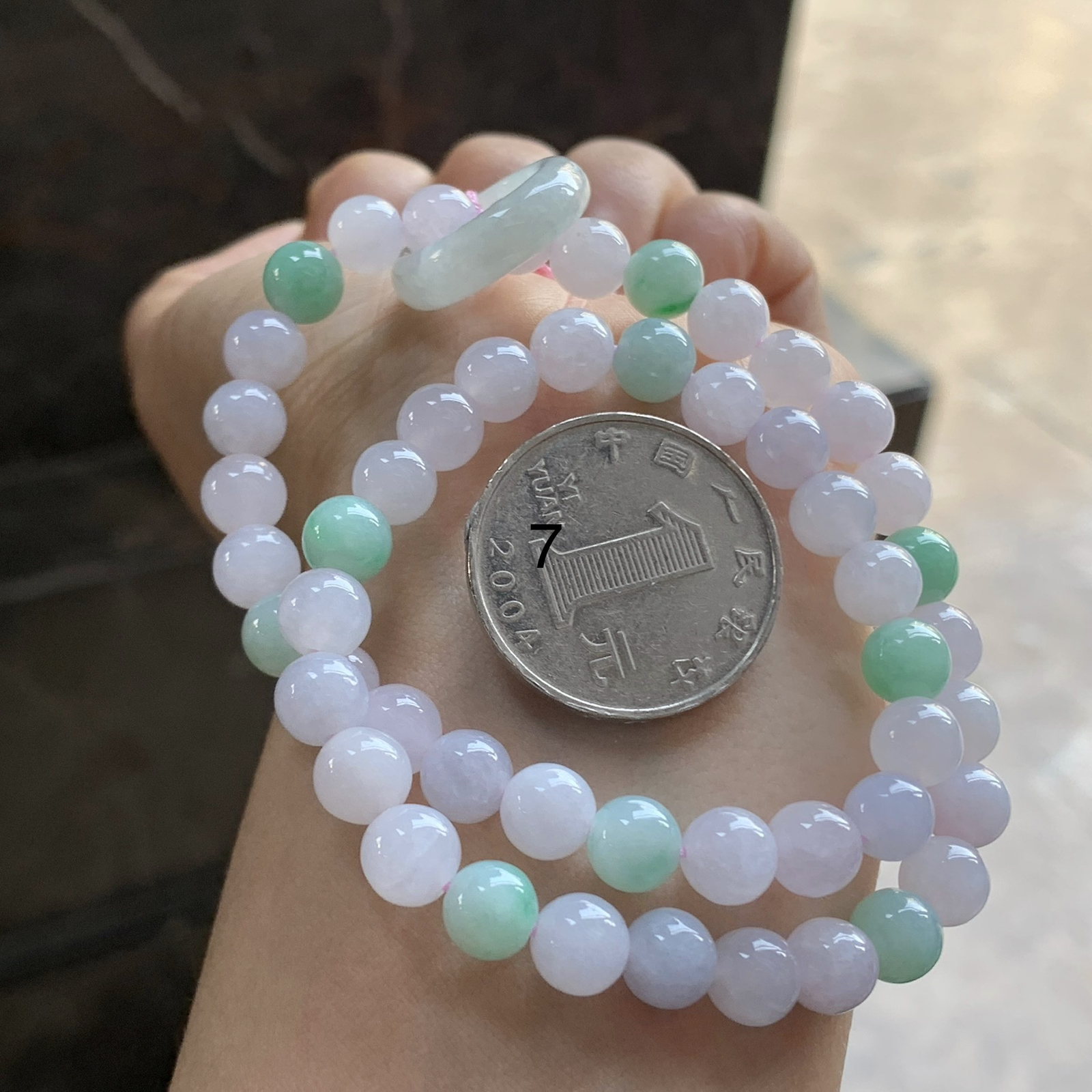 甜甜的珠链^_^清新 2圈短款