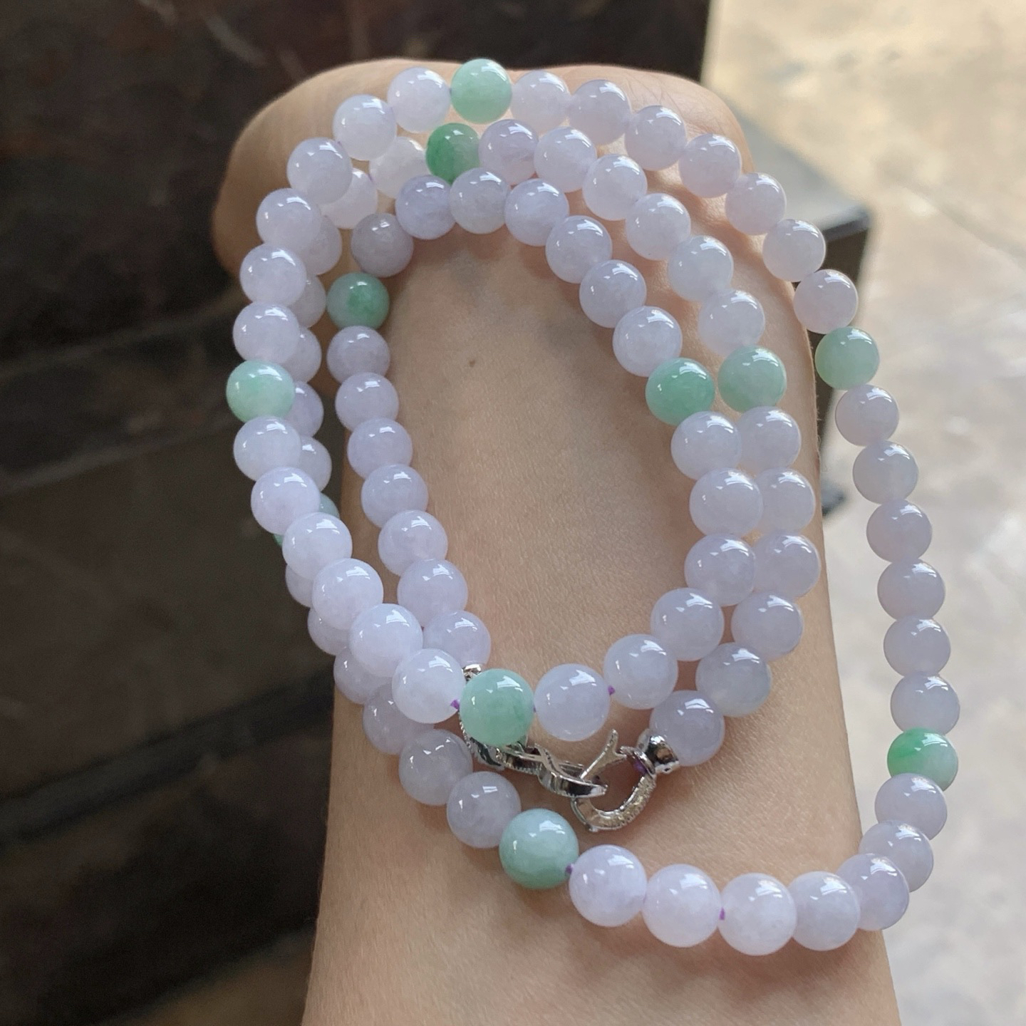 甜甜的珠链^_^清新细腻