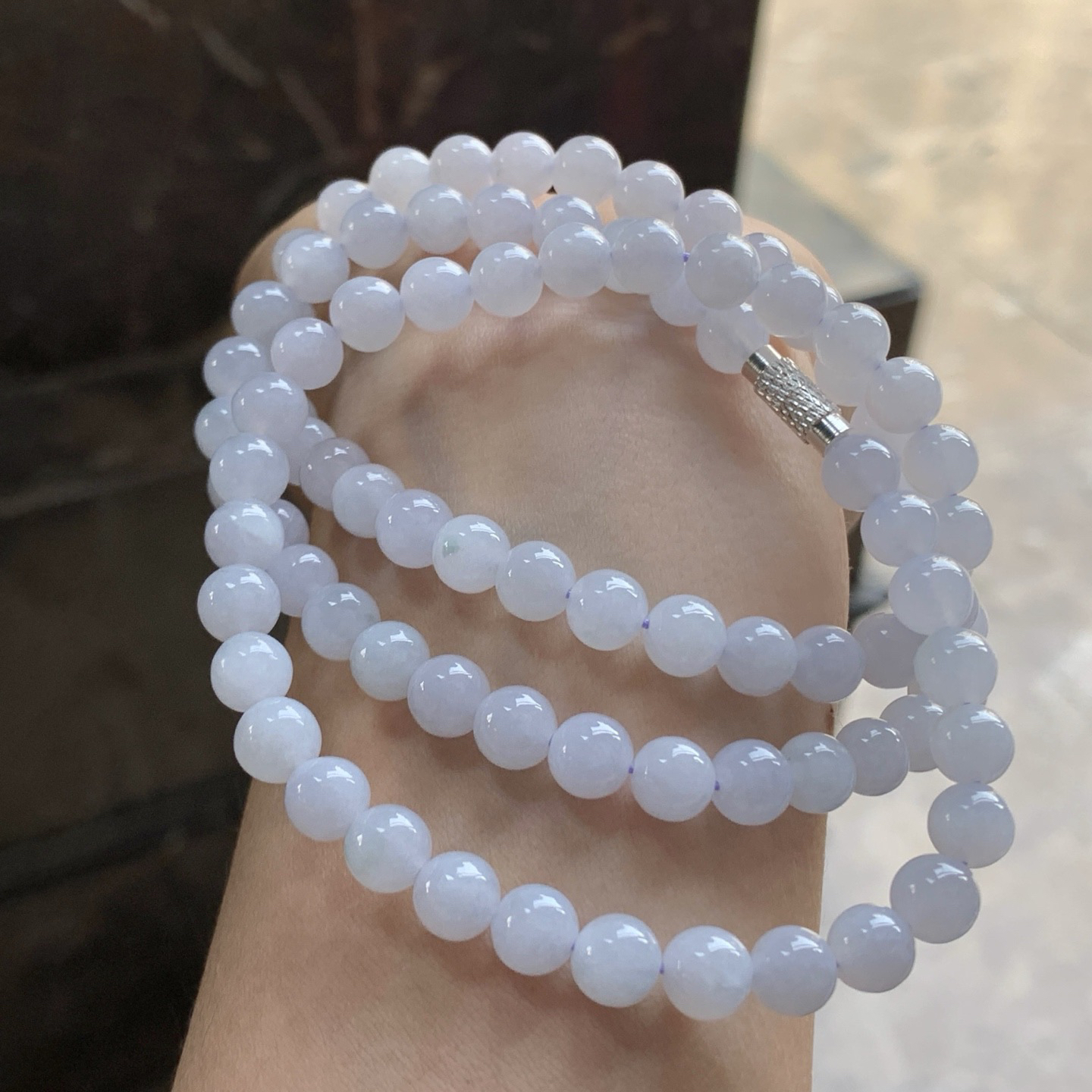 淡紫珠链^_^清新 干净