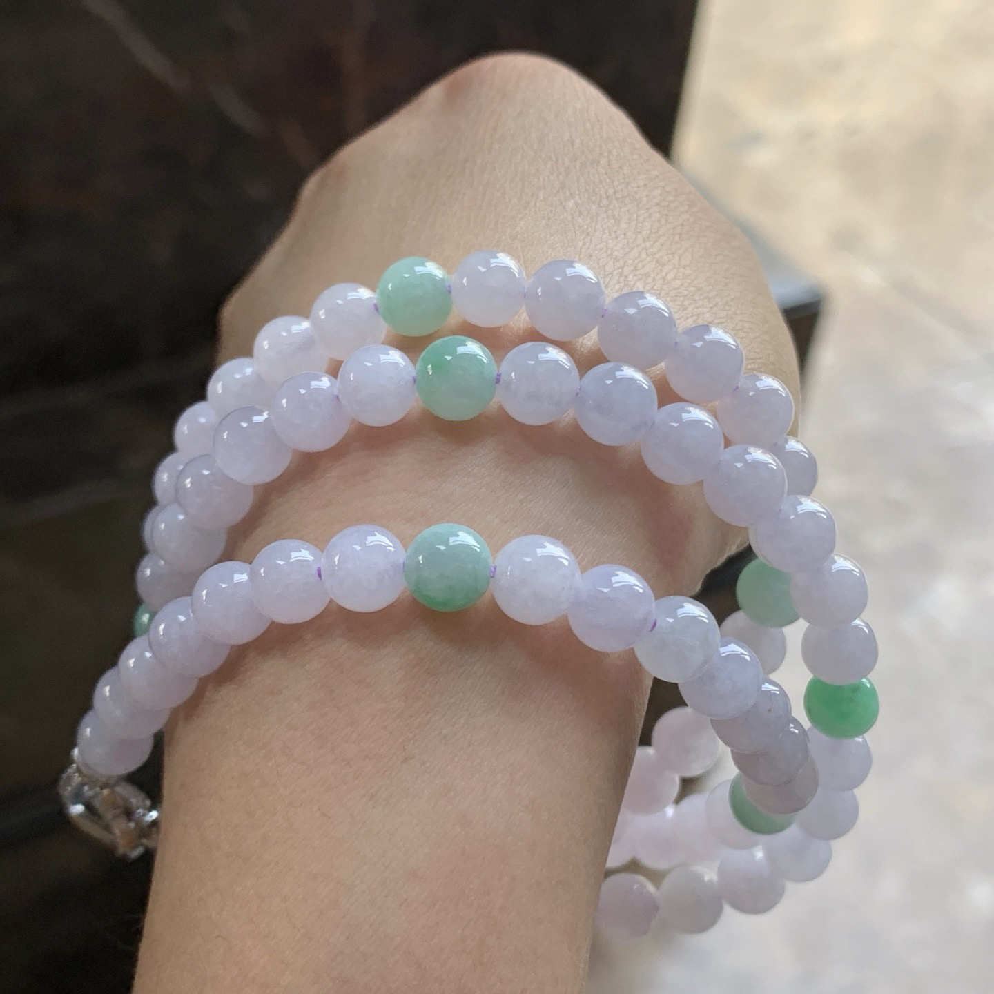 甜甜的珠链^_^清新细腻