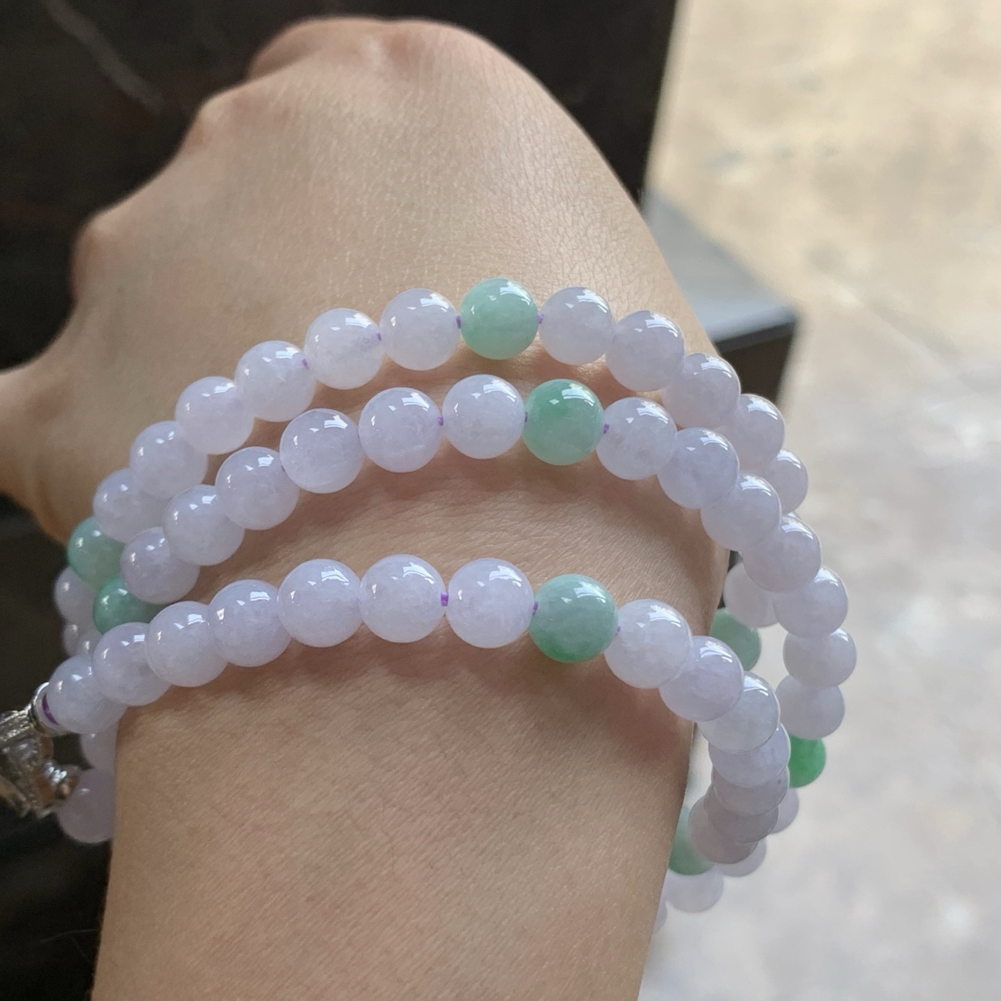 甜甜的珠链^_^清新细腻