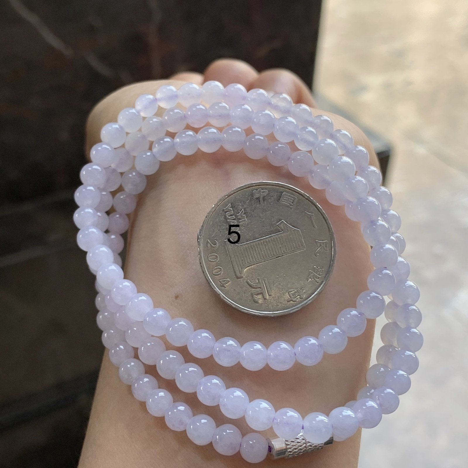 粉紫珠链^_^清新细腻