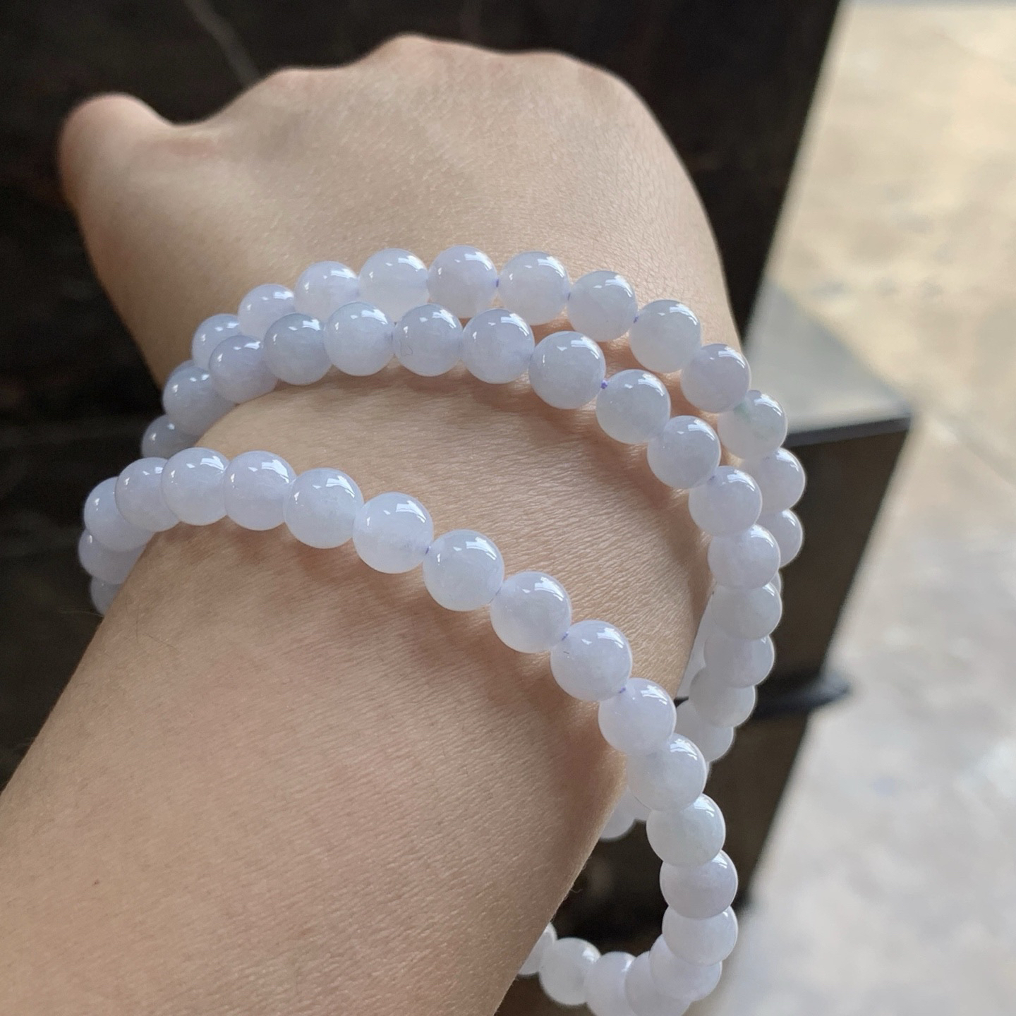 淡紫珠链^_^清新 干净