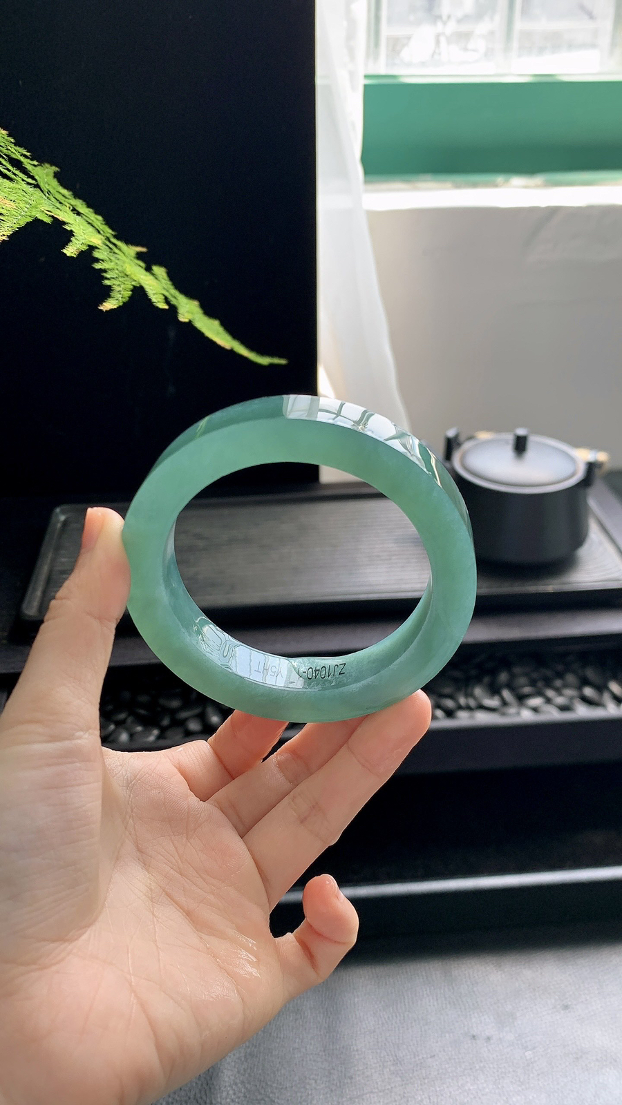 🪴【冰湖水绿镯胚】