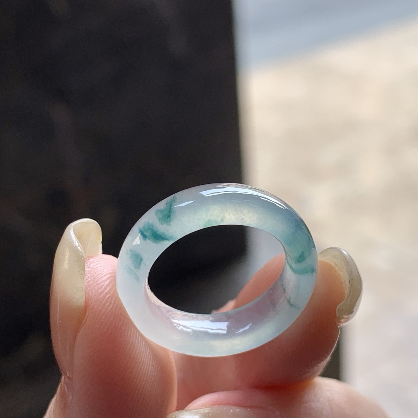 冰种飘花指环
种好 飘花灵动