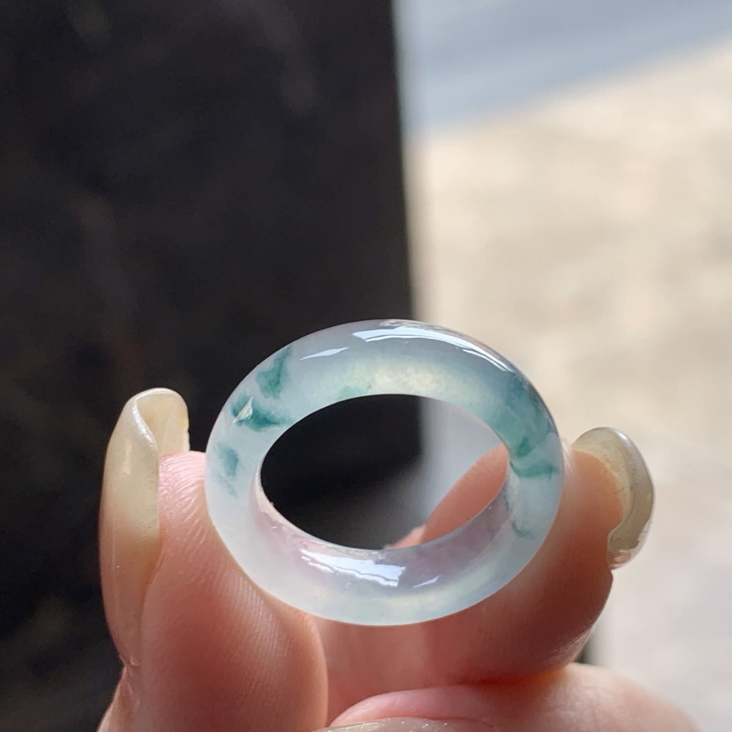 冰种飘花指环
种好 飘花灵动