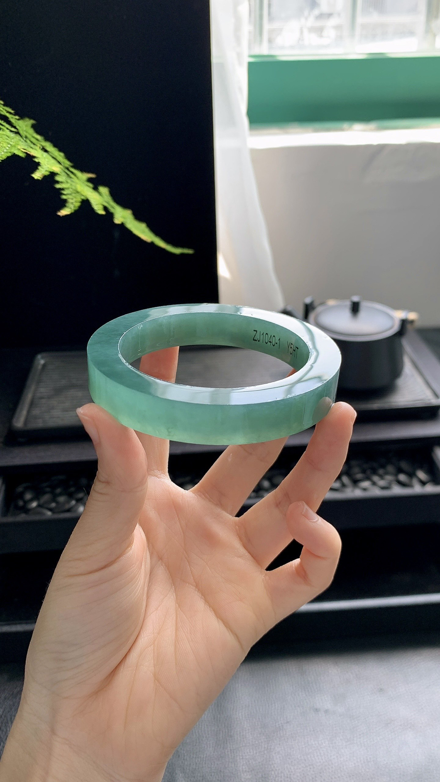 🪴【冰湖水绿镯胚】